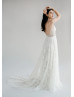 Ivory Full Lace U Back Fairytale Wedding Dress